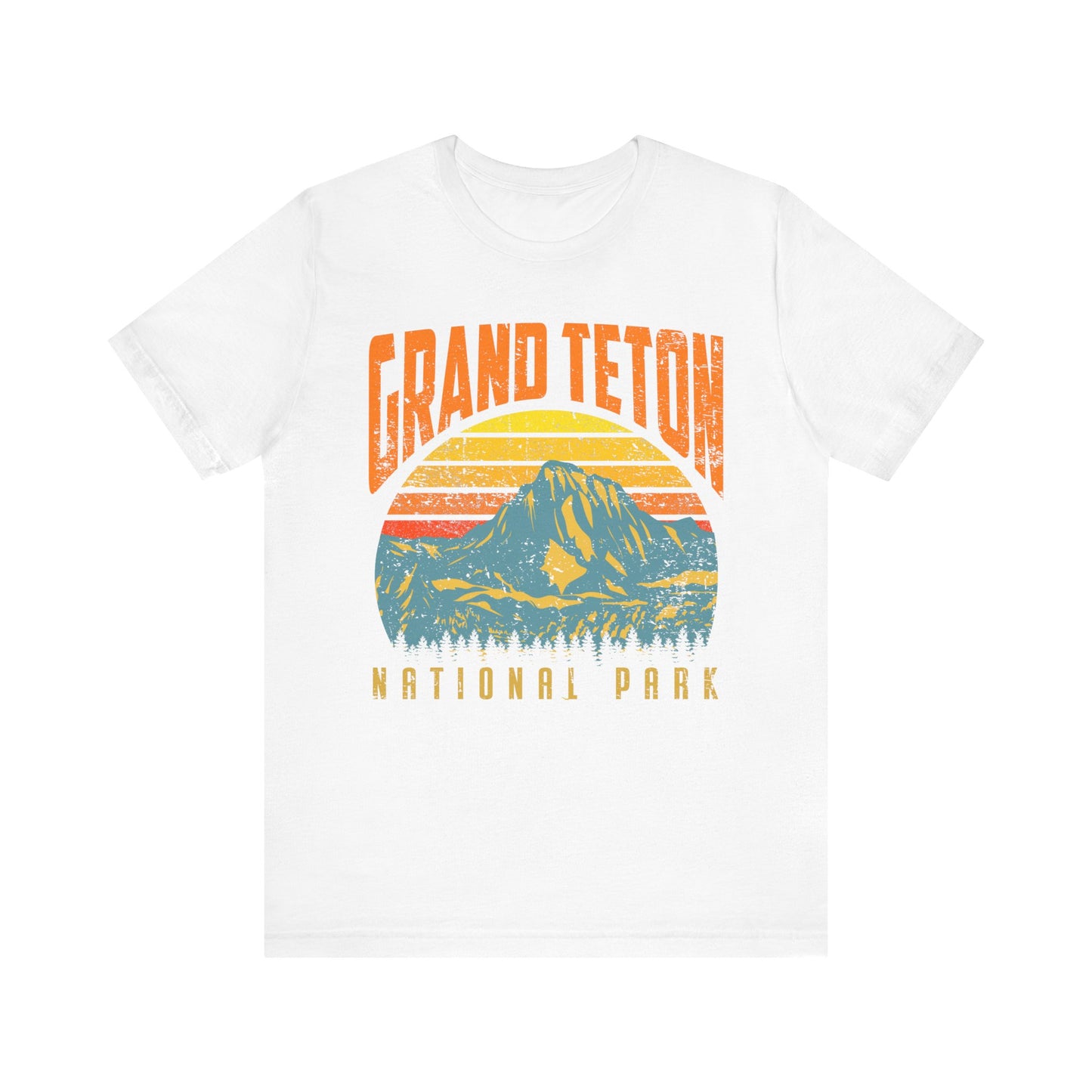 Vintage Travel Grand Teton National Park Mountain Camping Hiking Mountain Shirt - NPT224ALL