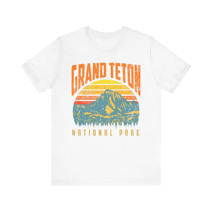 Vintage Travel Grand Teton National Park Mountain Camping Hiking Mountain Shirt - NPT224ALL