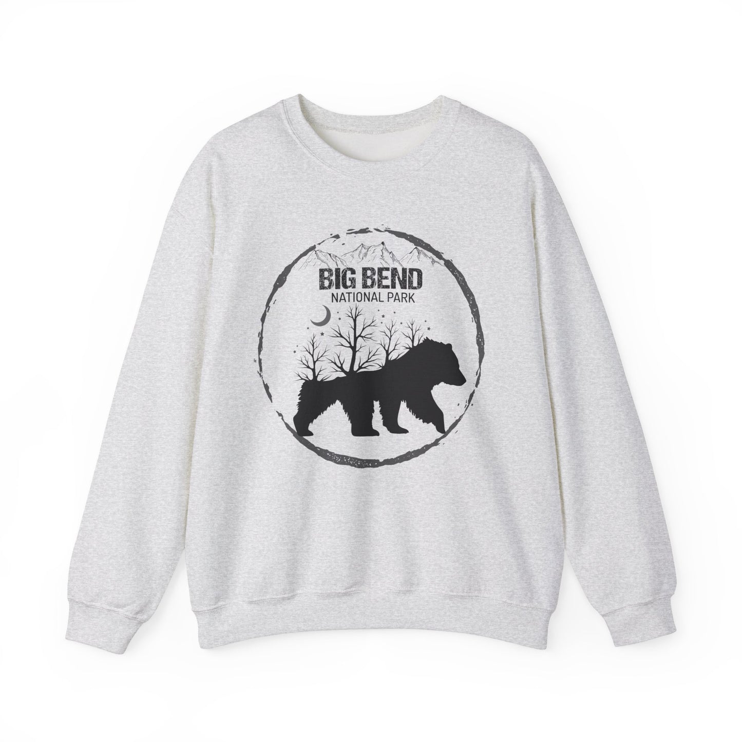 Big Bend National Park Bear Forest Camping Mountain Sweatshirt - NP0224ALL