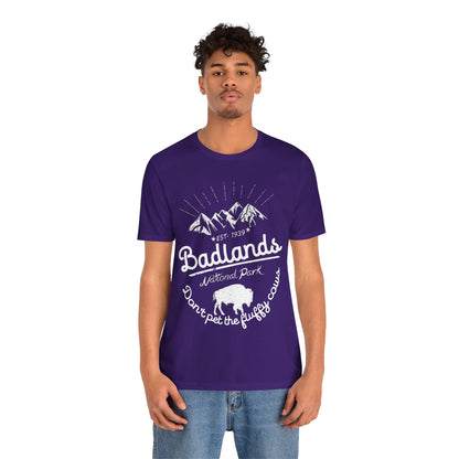 Badlands Shirt,  Badlands National Park NPS Don't pet the fluffy cows Camping Shirt - NP0417ALL