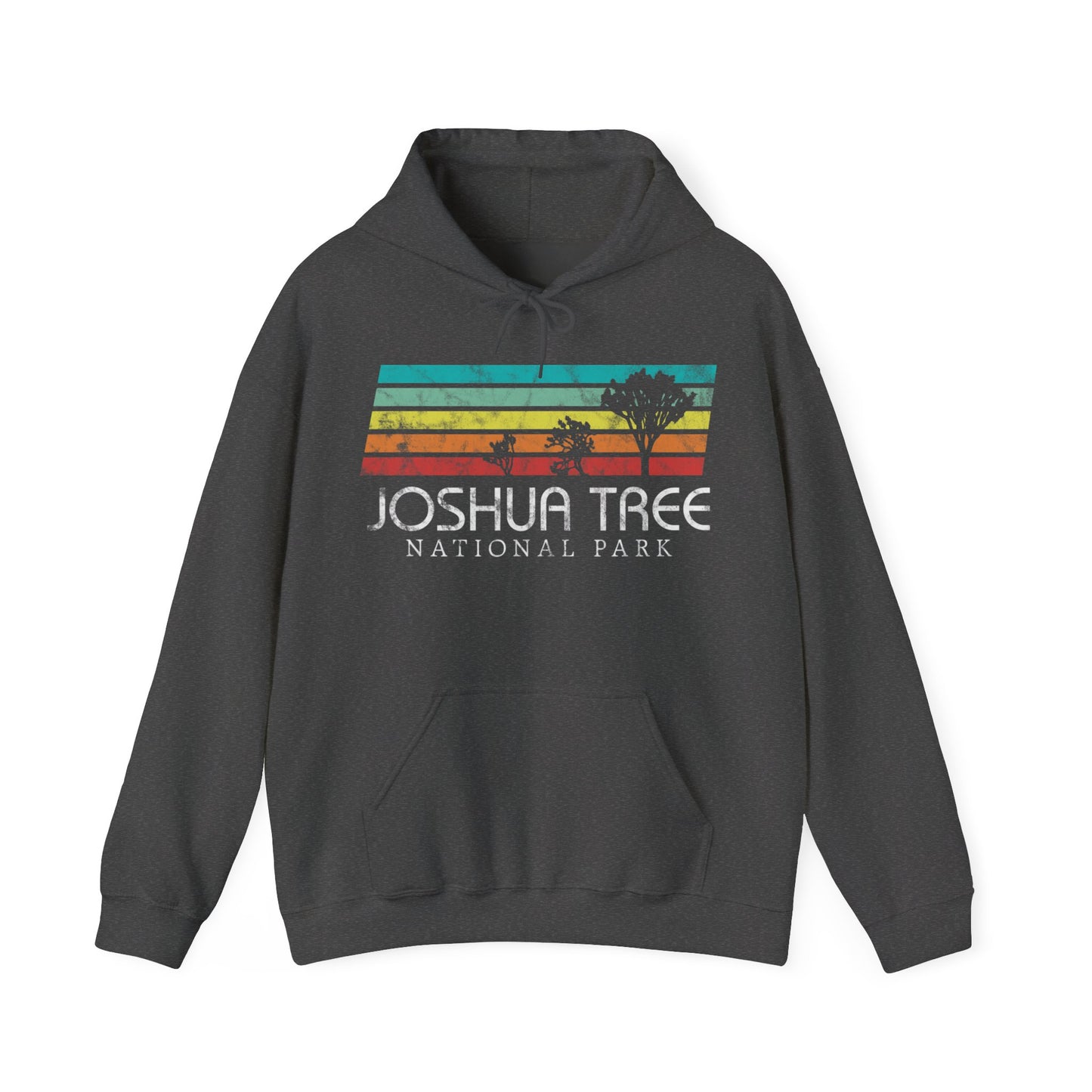 Joshua Tree California Vintage Retro Camping National Park Hoodie - NP042ALL