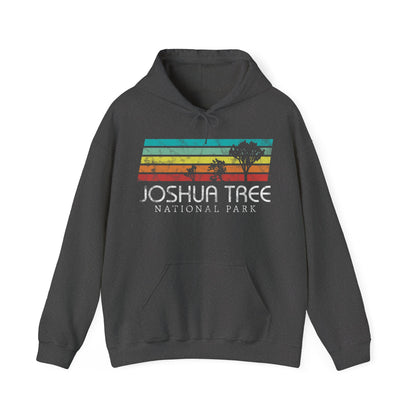 Joshua Tree California Vintage Retro Camping National Park Hoodie - NP042ALL