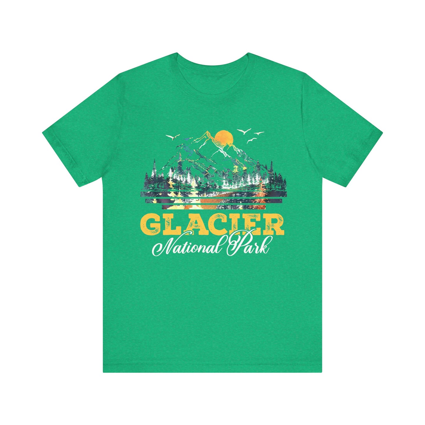 Glacier Shirt, Glacier National Park Camping Hiking Mountain shirt - NPT023ALL