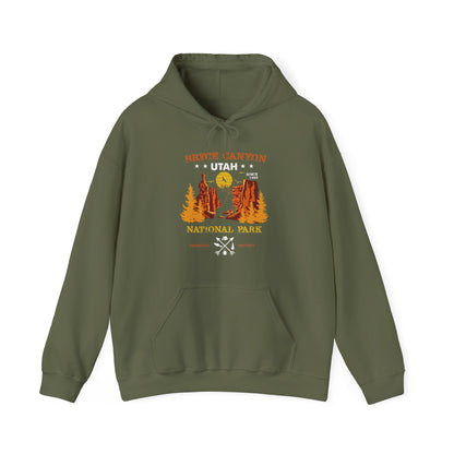 Travel Bryce Canyon National Park Mountain Utah Deer Hiking Hoodie - NPT131ALL