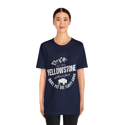 Yellowstone Shirt, Yellowstone National Park NPS Don't pet the fluffy cows Camping Shirt - NP0412ALL