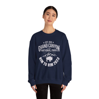 Custom Grand Canyon National Park Rim To Rim R2R 2023 Hiking Wilderness Forest Sweatshirt - Npt017all