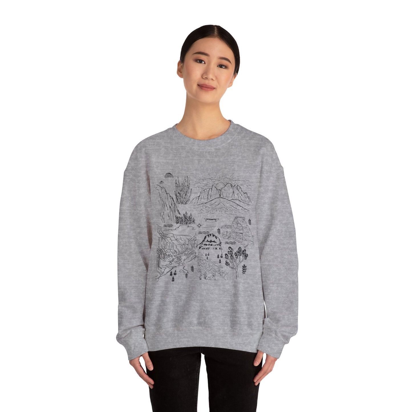 Iconic National Parks Hiking Sweatshirt - NPT006ALL