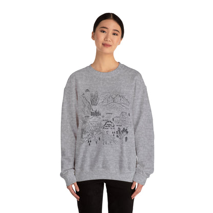 Iconic National Parks Hiking Sweatshirt - NPT006ALL