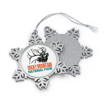 Rocky Mountain National Park Ornament, Big Buck Deer Design, Christmas Gifts from Nature Enthusiasts, Gifts for Hunters, Men