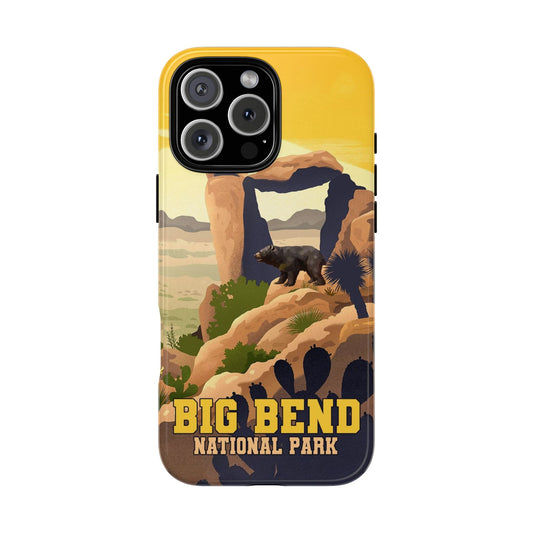 Big Bend National Park iPhone 16 Pro Max Case – Perfect for Adventurers, Matte & Glossy Finish, National Park Gifts