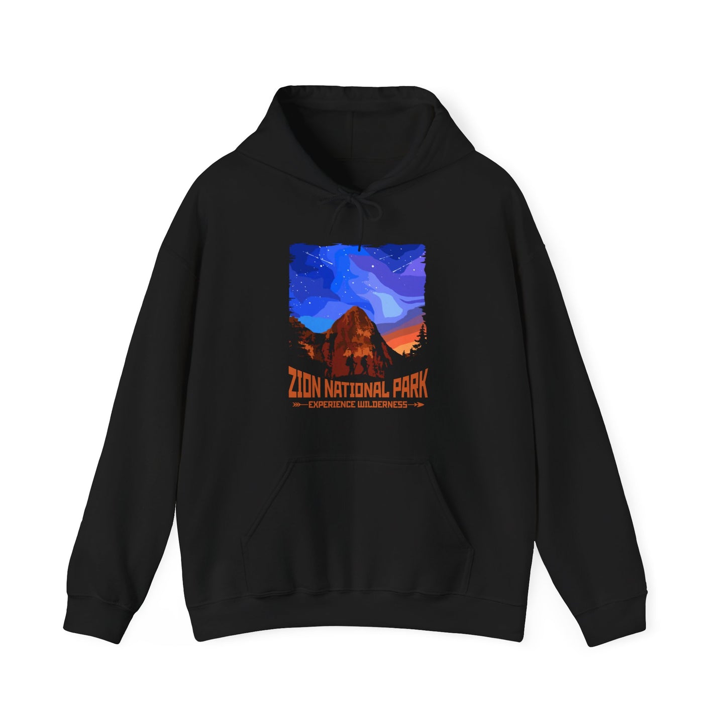 Vintage Zion National Park Souvenir Hiking Wilderess Hoodie - NP046ALL