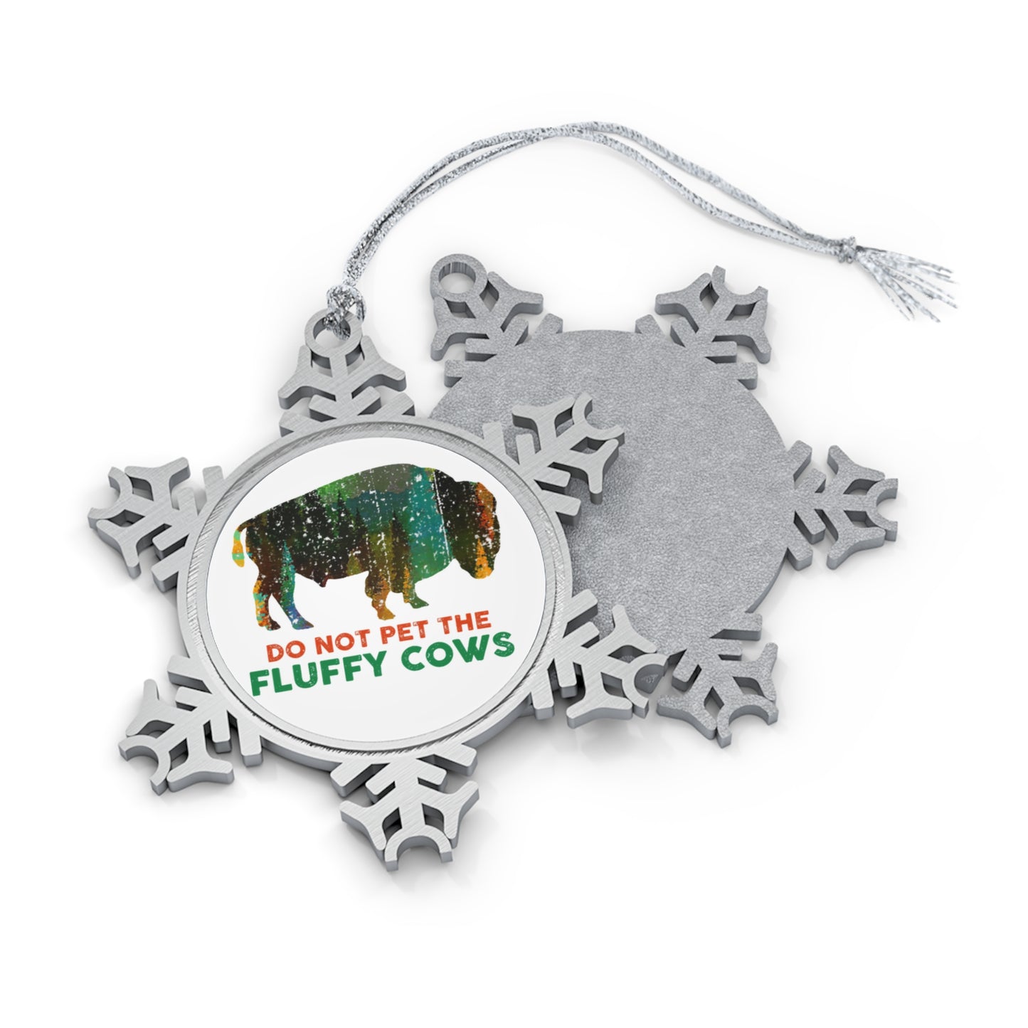 Funny Do Not Pet The Fluffy Cows Ornament Christmas Gifts from Friends, Birthday Gifts for Family - NP038ALL