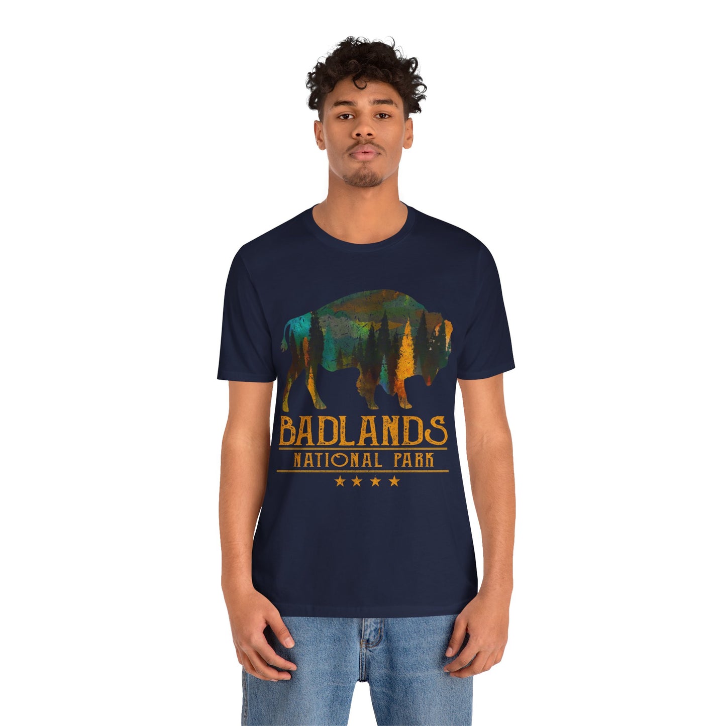 Badlands Shirt, Badland National Park Buffalo Bison South Dakota shirt - NPT082ALL