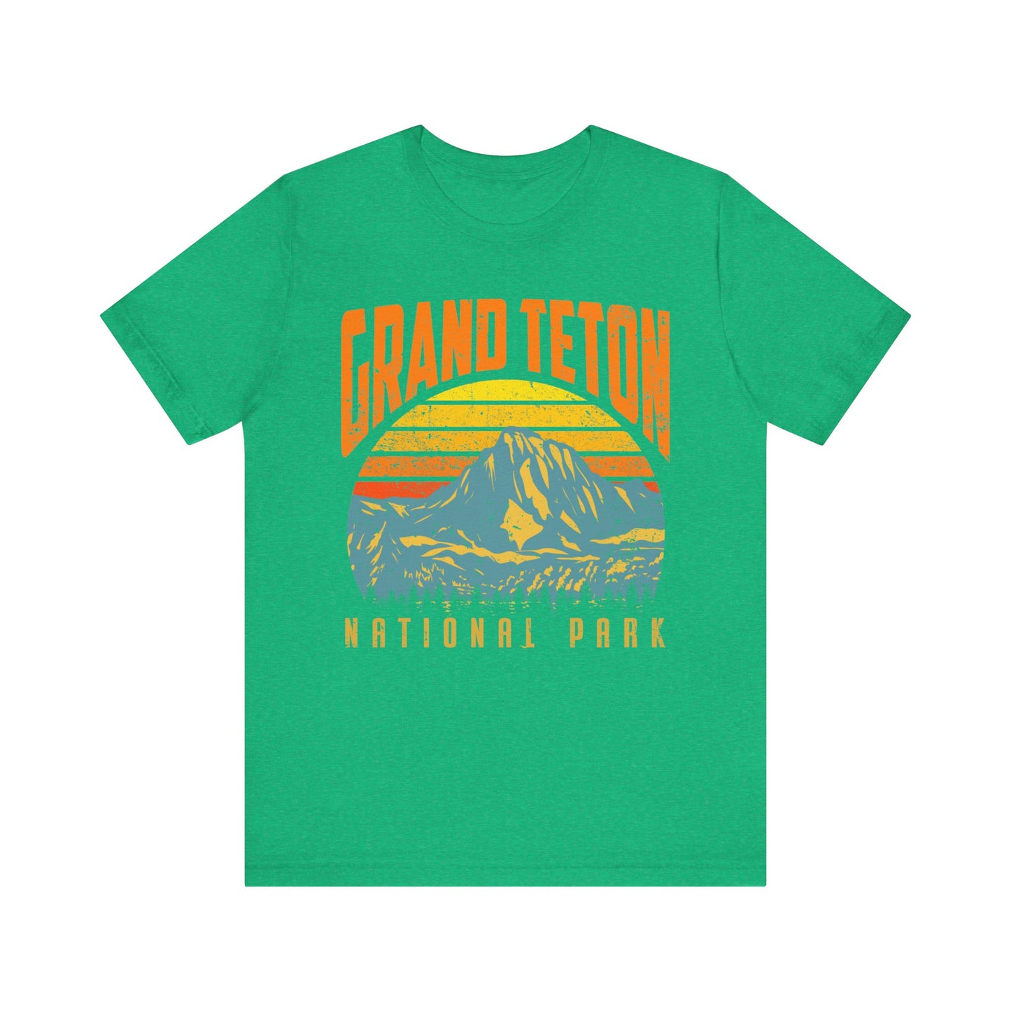 Vintage Travel Grand Teton National Park Mountain Camping Hiking Mountain Shirt - NPT224ALL