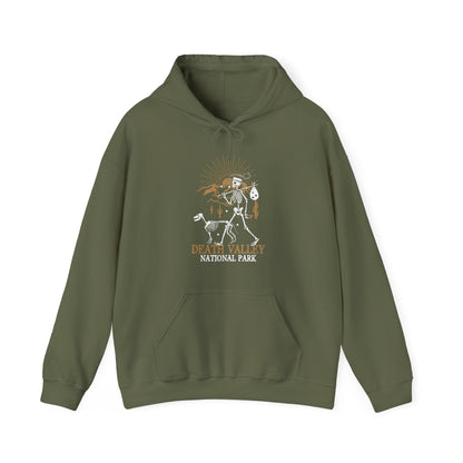 Death Valley National Park Skeleton Hiking Camping Adventure Mountains Hiking Hoodie - NPT070ALL