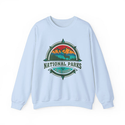 In The Discovery We Find OurSelves National Park Hiking Camping Forest Mountain Sweatshirt - NPT058ALL