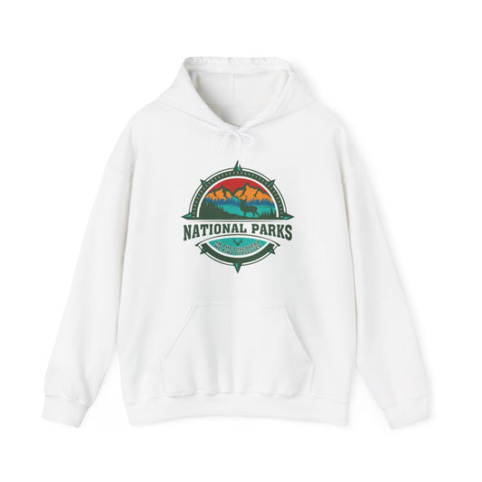 In The Discovery We Find OurSelves National Park Hiking Camping Forest Mountain Hoodie - NPT058ALL