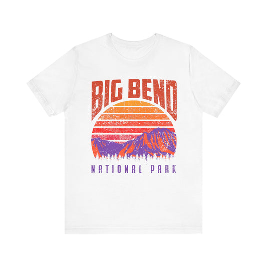 Vintage Vintage Big Bend National Park Camping Mountain Hiking Mountain shirt - NPT220ALL