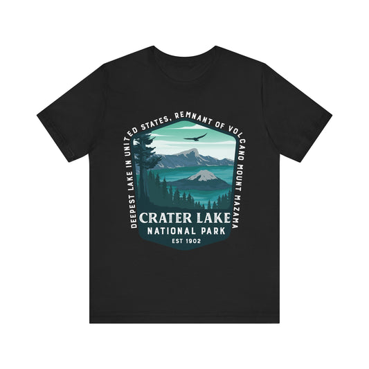 Crater Lake National Park shirt, Hiker Camping Hiking shirt - BINH054