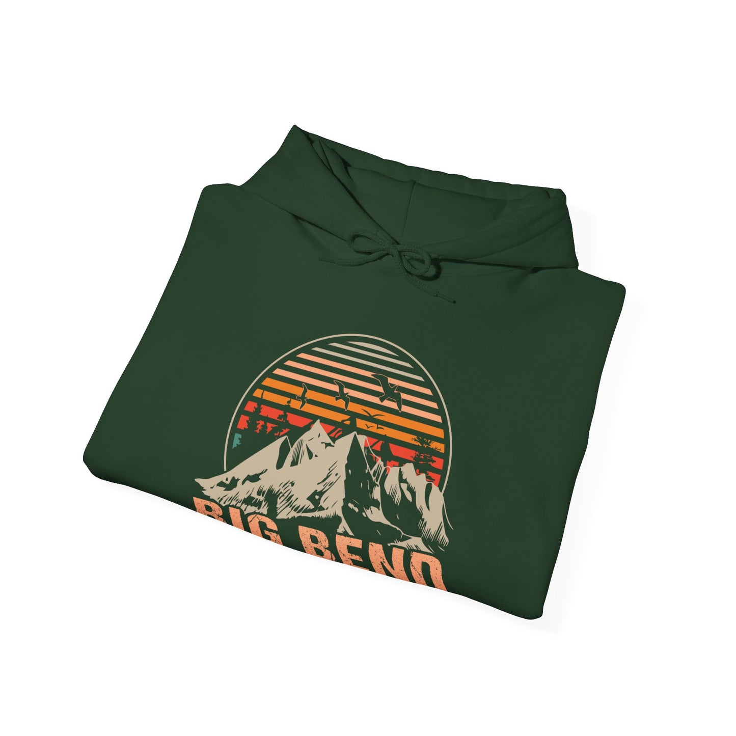 Vintage Big Bend National Park Camping Mountain Hoodie - NPT034ALL