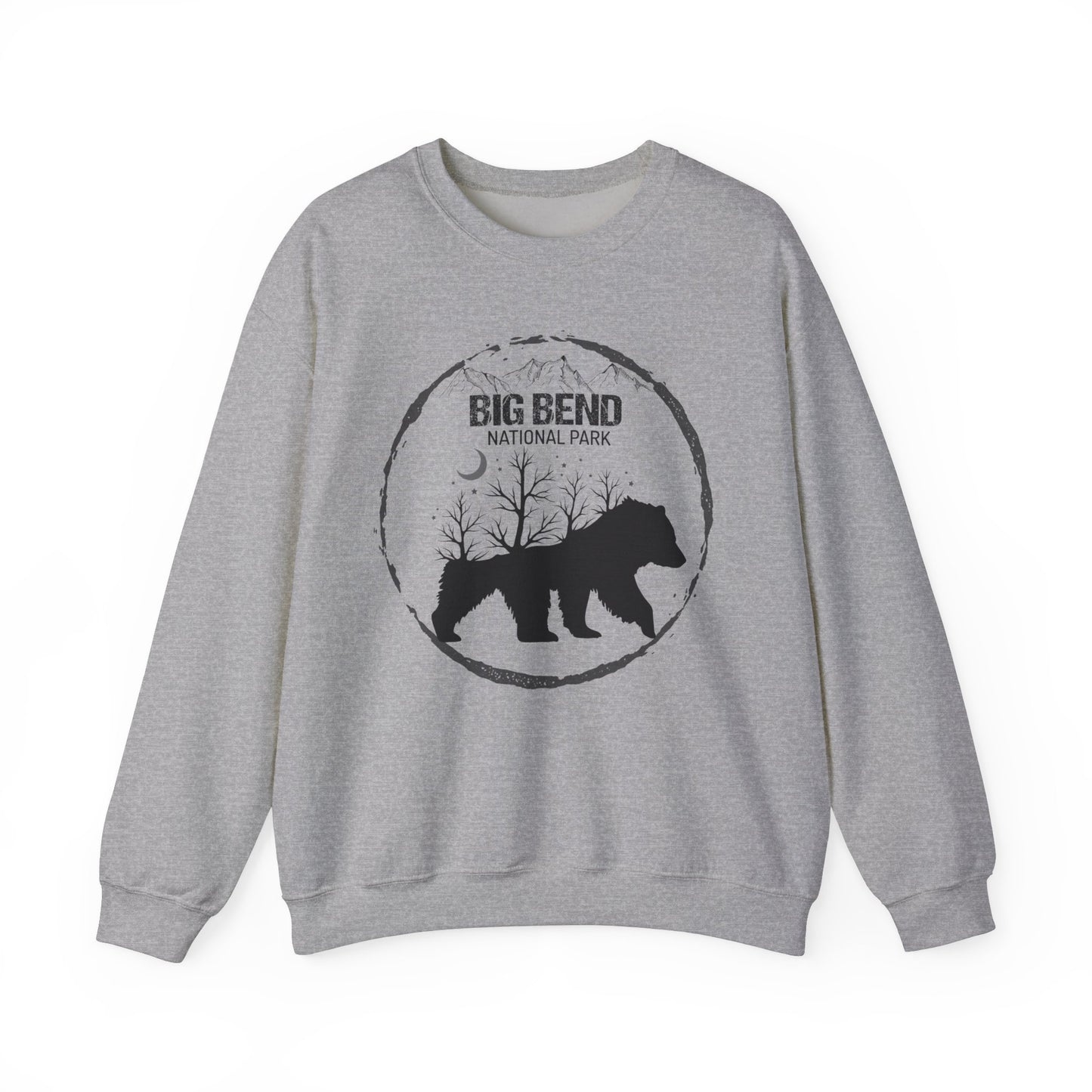 Big Bend National Park Bear Forest Camping Mountain Sweatshirt - NP0224ALL