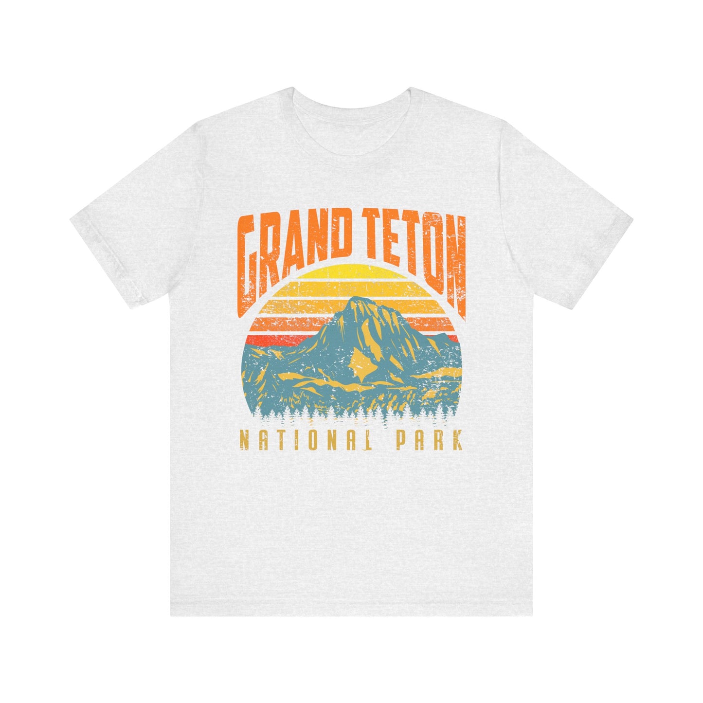 Vintage Travel Grand Teton National Park Mountain Camping Hiking Mountain Shirt - NPT224ALL