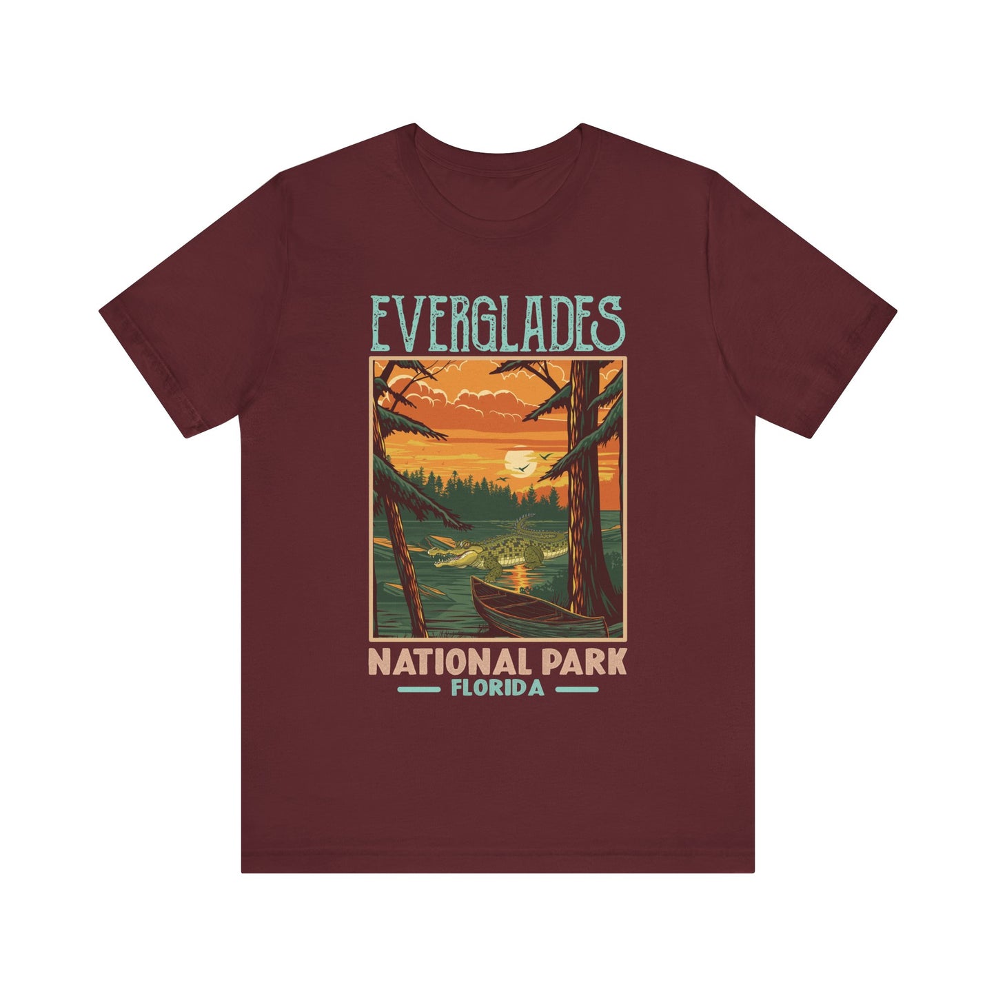 Everglades National Park Crocodile Florida Alligators Travel Hiking Mountain shirt - NPT195ALL