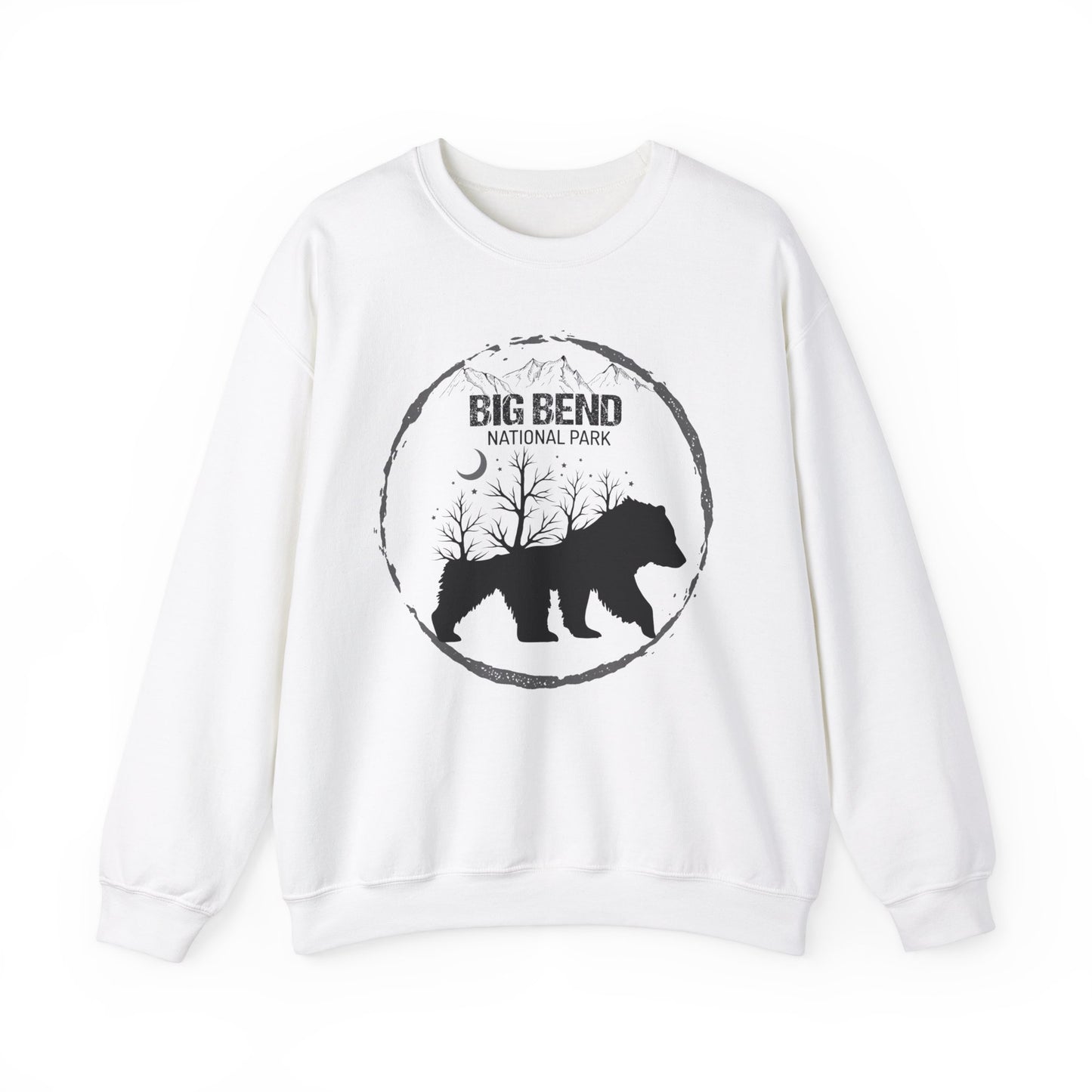 Big Bend National Park Bear Forest Camping Mountain Sweatshirt - NP0224ALL