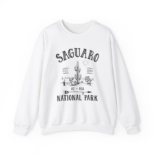 Arizona Saguaro National Park Cactus Mountain Sweatshirt - NPT074ALL