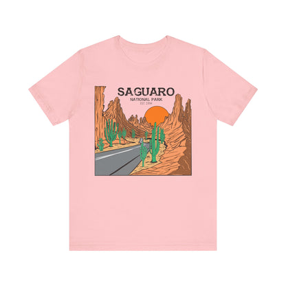 Saguaro Desert Shirt, Arizona Saguaro National Park Cactus Mountain Saguaro Cactus Shirt - NPT159ALL