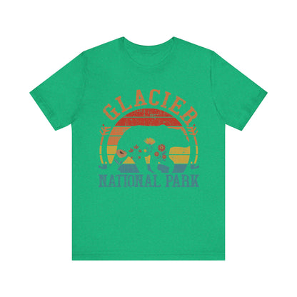 Glacier WeHikers Shirt, Glacier National Park Bear Floral Hiking Forest Camping Mountain Wild Flower Shirt - NPT015ALL