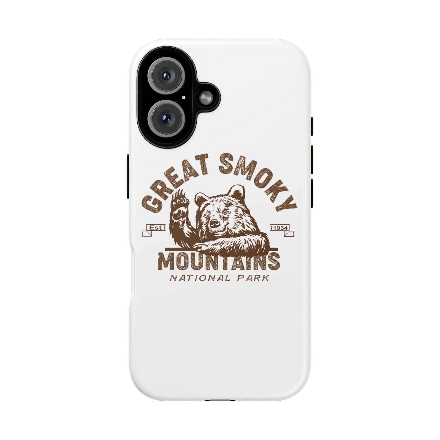 Great Smoky Mountains Hiking Tough Cases - iPhone 16 Pro, 16 Pro max Cases - Gifts for Friends, Family, and Nature Lovers