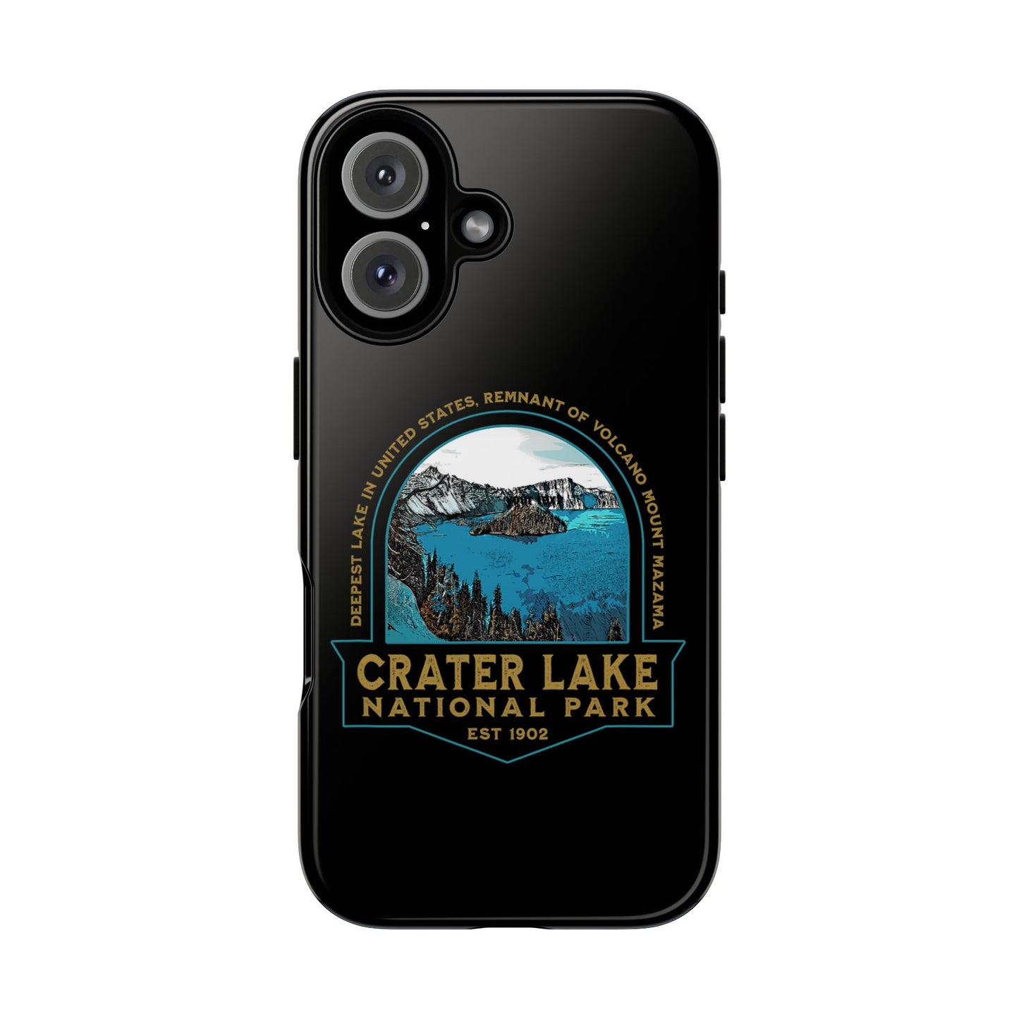 Crater Lake National Park Oregon Mount Tough Cases, Inspirational Gifts for Nature Lovers, iPhone 16 Pro Gifts from Friends