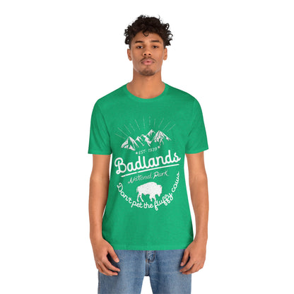 Badlands Shirt,  Badlands National Park NPS Don't pet the fluffy cows Camping Shirt - NP0417ALL