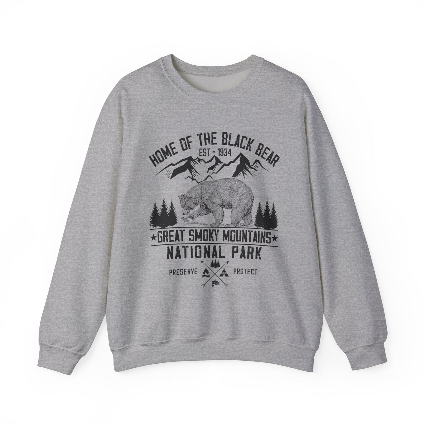 Great Smoky Mountains National Park Hiking  Sweatshirt - NPT123ALL