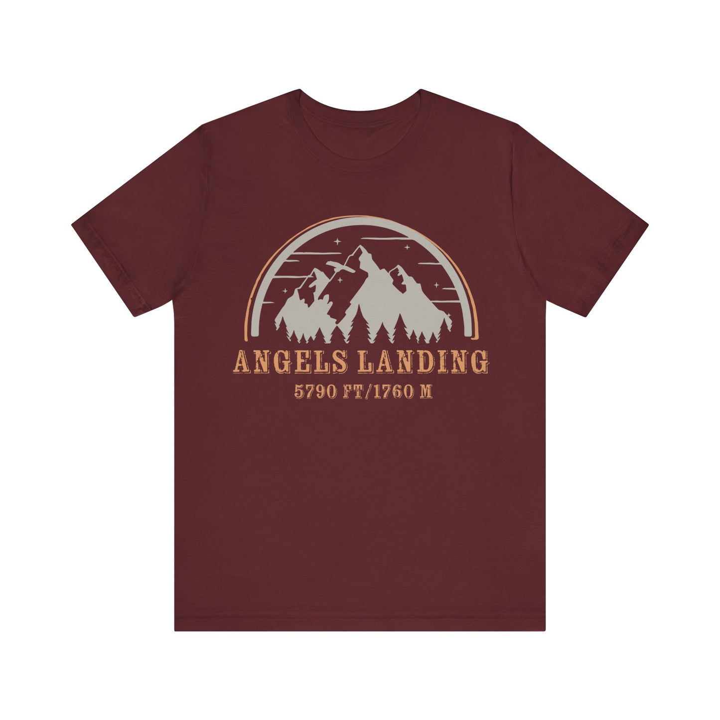 Angels Landing Shirt,  Zion National Park Camping Zion Poster Angels Landing Mountains Shirt - NPT116ALL