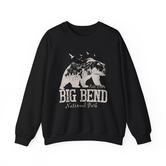 Big Bend National Park Camping Sweatshirt - NPT090ALL