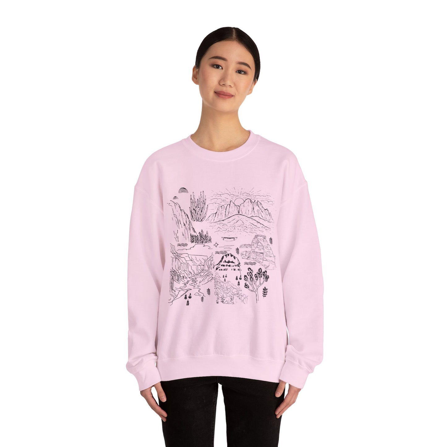 Iconic National Parks Hiking Sweatshirt - NPT006ALL