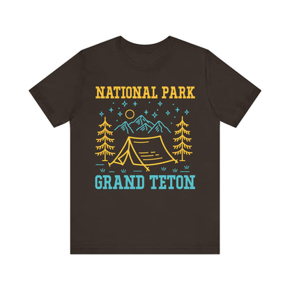 Grand Teton National Park Hiking Camping Hiking shirt - NPT149ALL