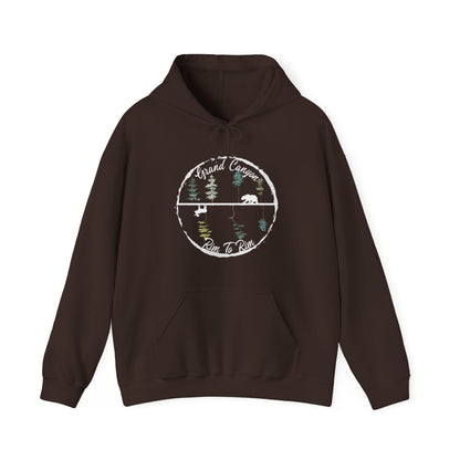 Grand Canyon National Park R2R Arizona Camping Hiking Travel Hoodie - NP0370ALL