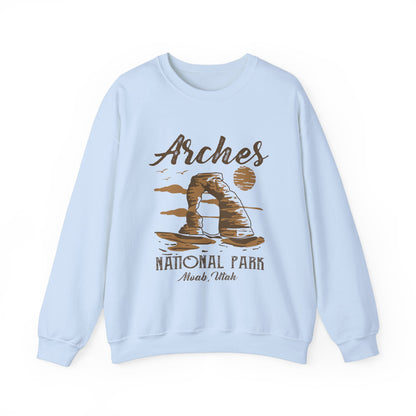 Vintage Arches National Park Mountain Moab Utah Sweatshirt - Npt030all