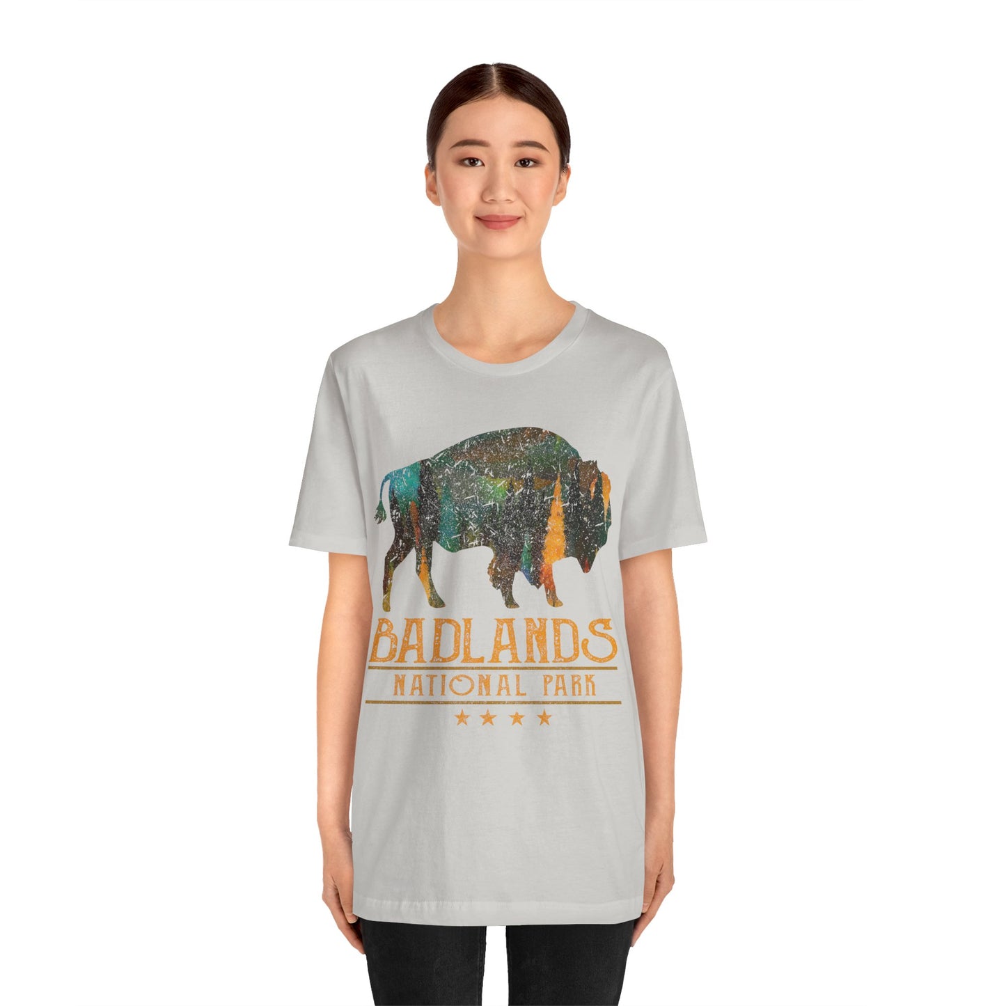 Badlands Shirt, Badland National Park Buffalo Bison South Dakota shirt - NPT082ALL