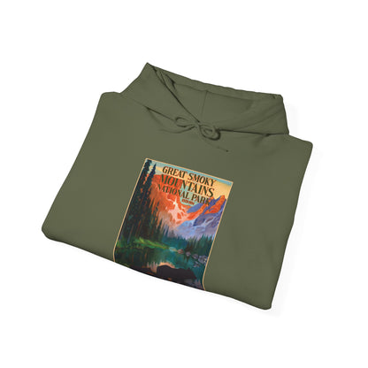 Great Smoky Mountains National Park Poster Camping Forest Bear Hiking Hoodie - NPT052ALL