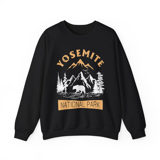 Yosemite National Park Bear Hiking Camping Gift Sweatshirt - NPT033ALL