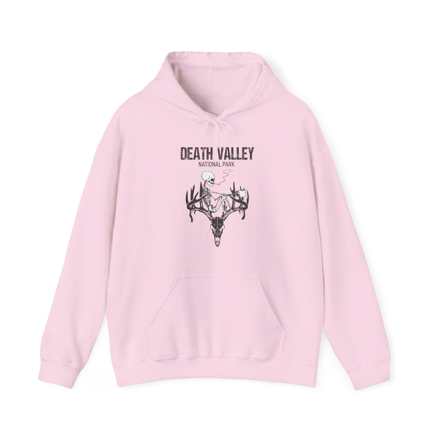 Death Valley National Park Skull Skeleton Camping Mountain  Hoodie - NP0216ALL