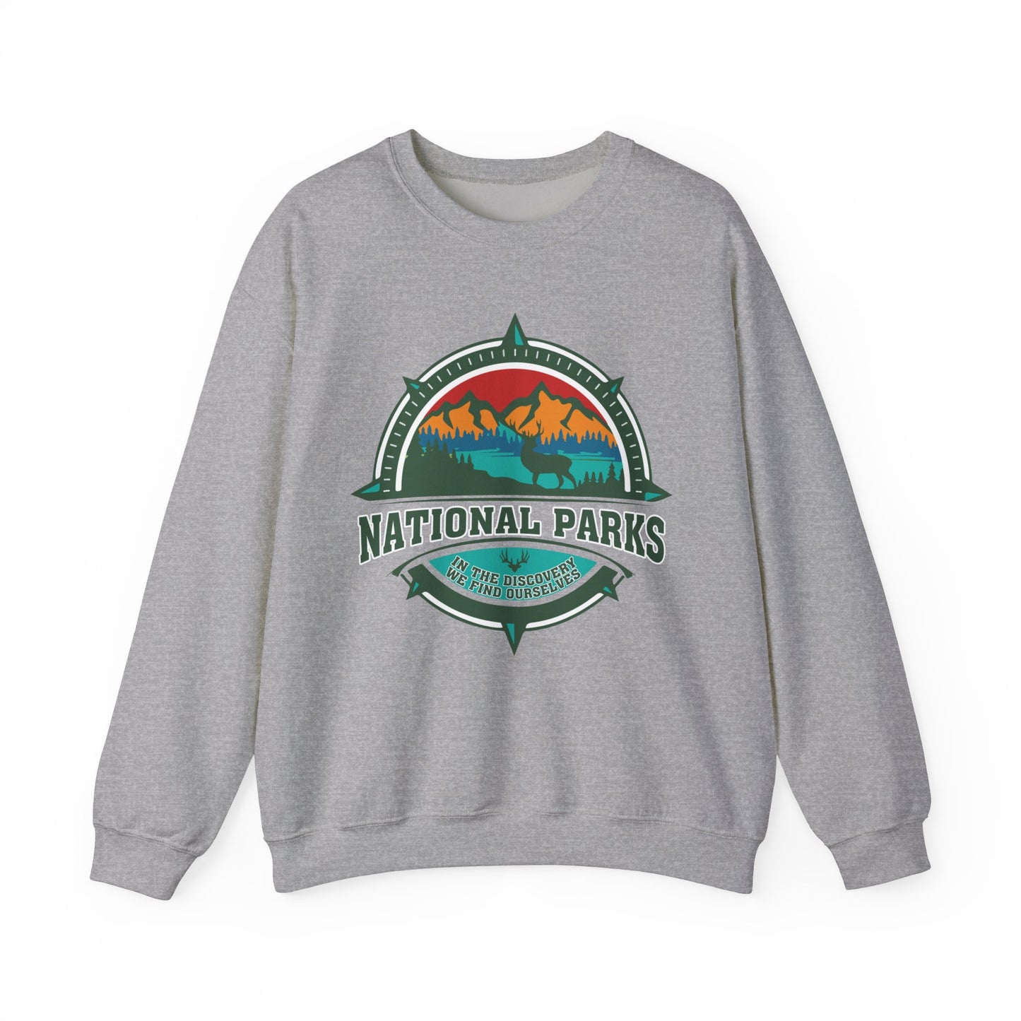 In The Discovery We Find OurSelves National Park Hiking Camping Forest Mountain Sweatshirt - NPT058ALL