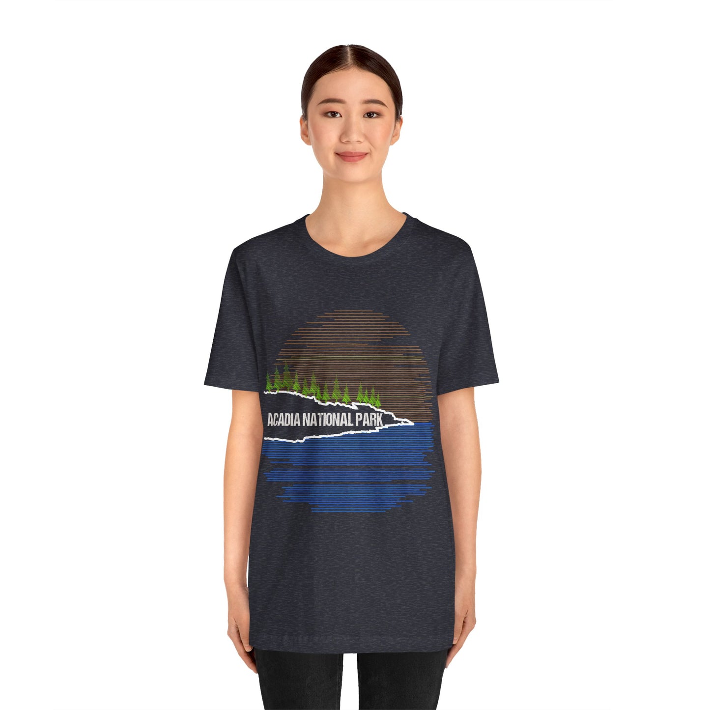 Acadia Crewneck Shirt, Acadia National Park Mount Desert Island Maine Cadillac Mountain shirt, Acadia Camping shirt - NP001ALL