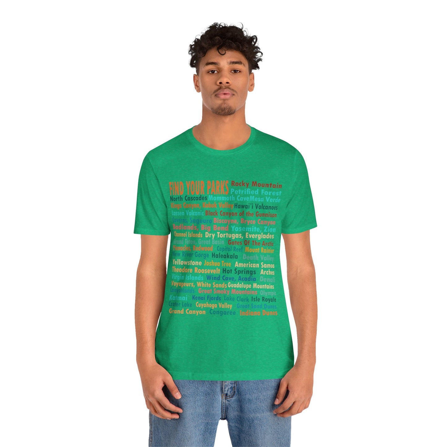 63 National Park Checklist Shirt, All 63 US National Park Name List Find Your Parks shirt - Np0138all