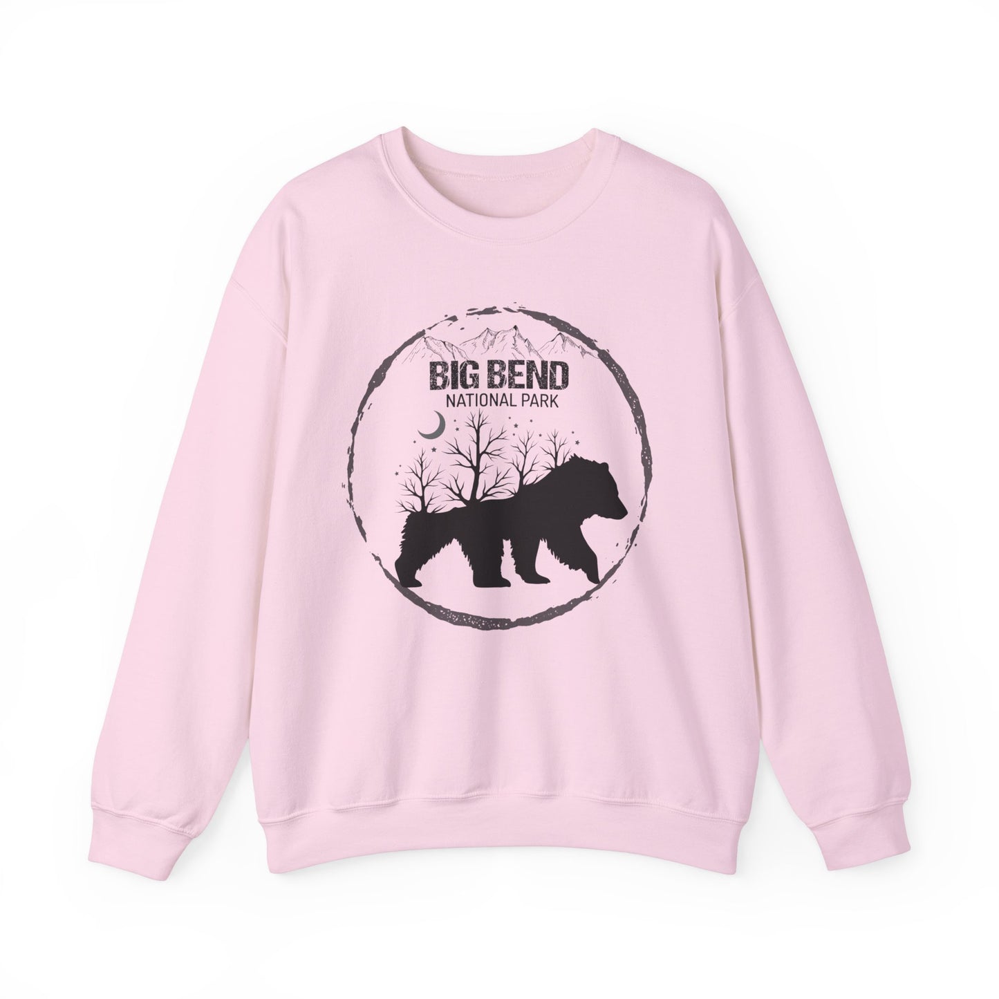 Big Bend National Park Bear Forest Camping Mountain Sweatshirt - NP0224ALL