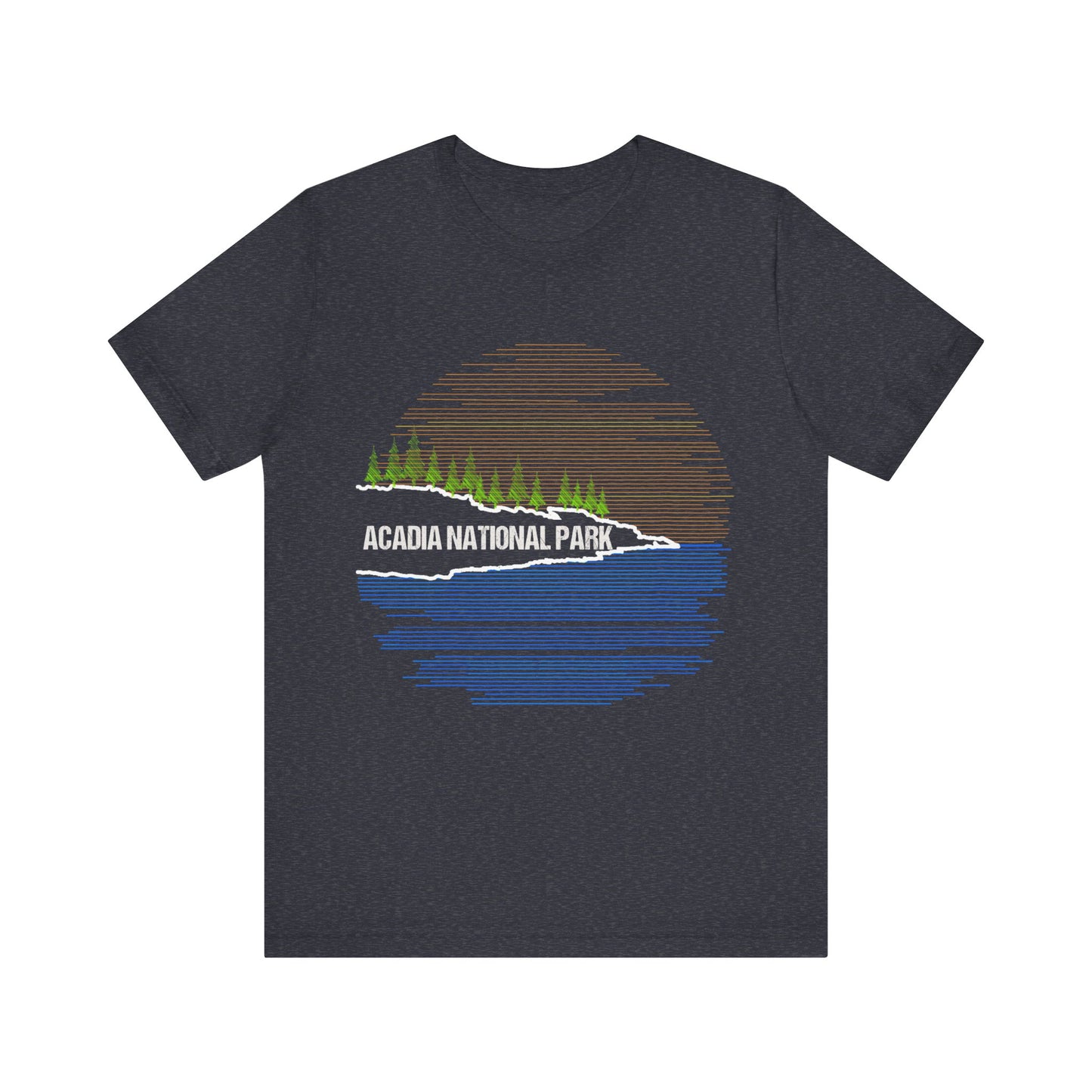 Acadia Crewneck Shirt, Acadia National Park Mount Desert Island Maine Cadillac Mountain shirt, Acadia Camping shirt - NP001ALL